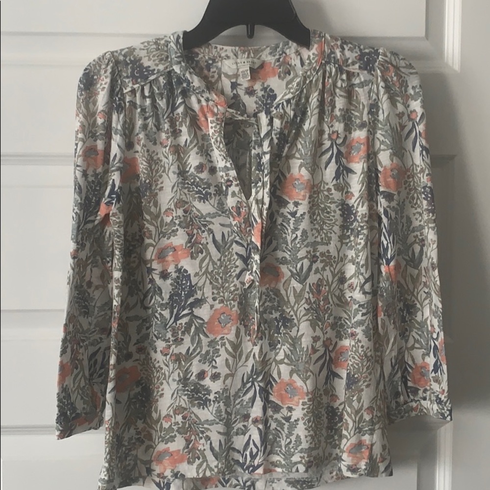 Lucky Brand three quarter top